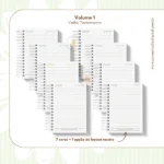 Arquivo digital – Caderno com versículos – Evangélico – Volume 1 e Volume 2 - Imagem 6