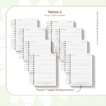 Arquivo digital – Caderno com versículos – Evangélico – Volume 1 e Volume 2 - Imagem 7