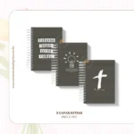 Arquivo digital – Caderno com versículos – Católico – Volume 1 e Volume 2 - Imagem 6