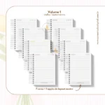 Arquivo digital – Caderno com versículos – Católico – Volume 1 e Volume 2 - Imagem 4