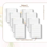 Arquivo digital – Caderno com versículos – Católico – Volume 1 e Volume 2 - Imagem 7