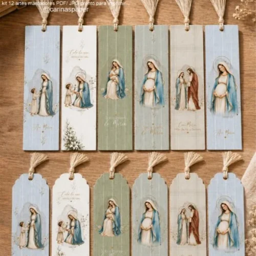 Kit Pronto para Imprimir: Marcadores de páginas COMO MARIA 2