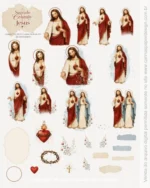 Kit Digital Ilustrações Sagrado Coração de Jesus 2 - Imagem 9