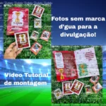 Molde Livro de Figurinhas Copa do Amor - Imagem 2