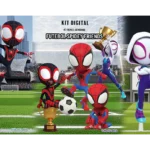 Kit Digital Futebol Spidey Friends