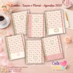 Combo Agendas 2027 – Laços e Flores
