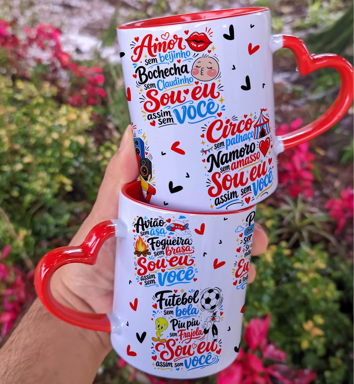 FOTO Arte para Caneca SOU EU ASSIM SEM VOCÊ - Imagem 1