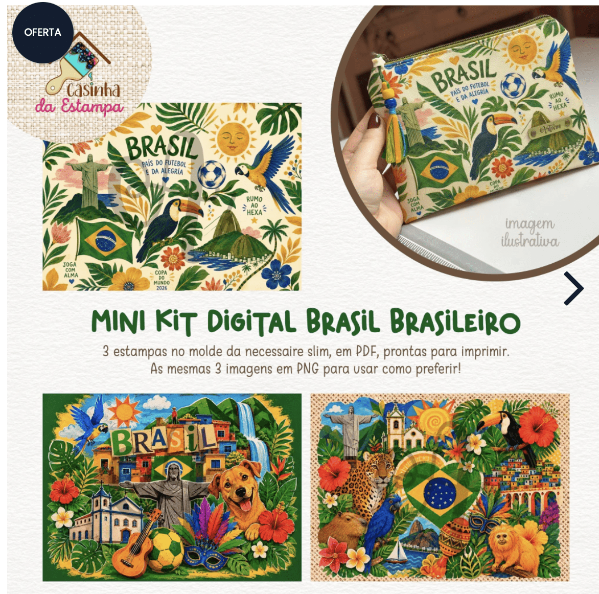 MINI KIT DIGITAL - BRASIL BRASILEIRO Mini Kit Digital - Brasil Brasileiro - Imagem 1