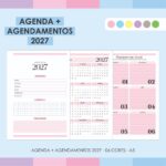 Arquivo Agenda + Agendamentos 2027 - 06 Cores - Imagem 3