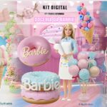 Kit Digital Doceria da Barbie