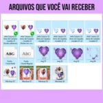 Arte Para Caneca Bodas de Ametista 55 anos de Casados Com Foto – Arquivo Digital Sublimação - Imagem 2
