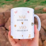 Arte Para Caneca Vovó Mãe Desde e Avó Desde - Imagem 4