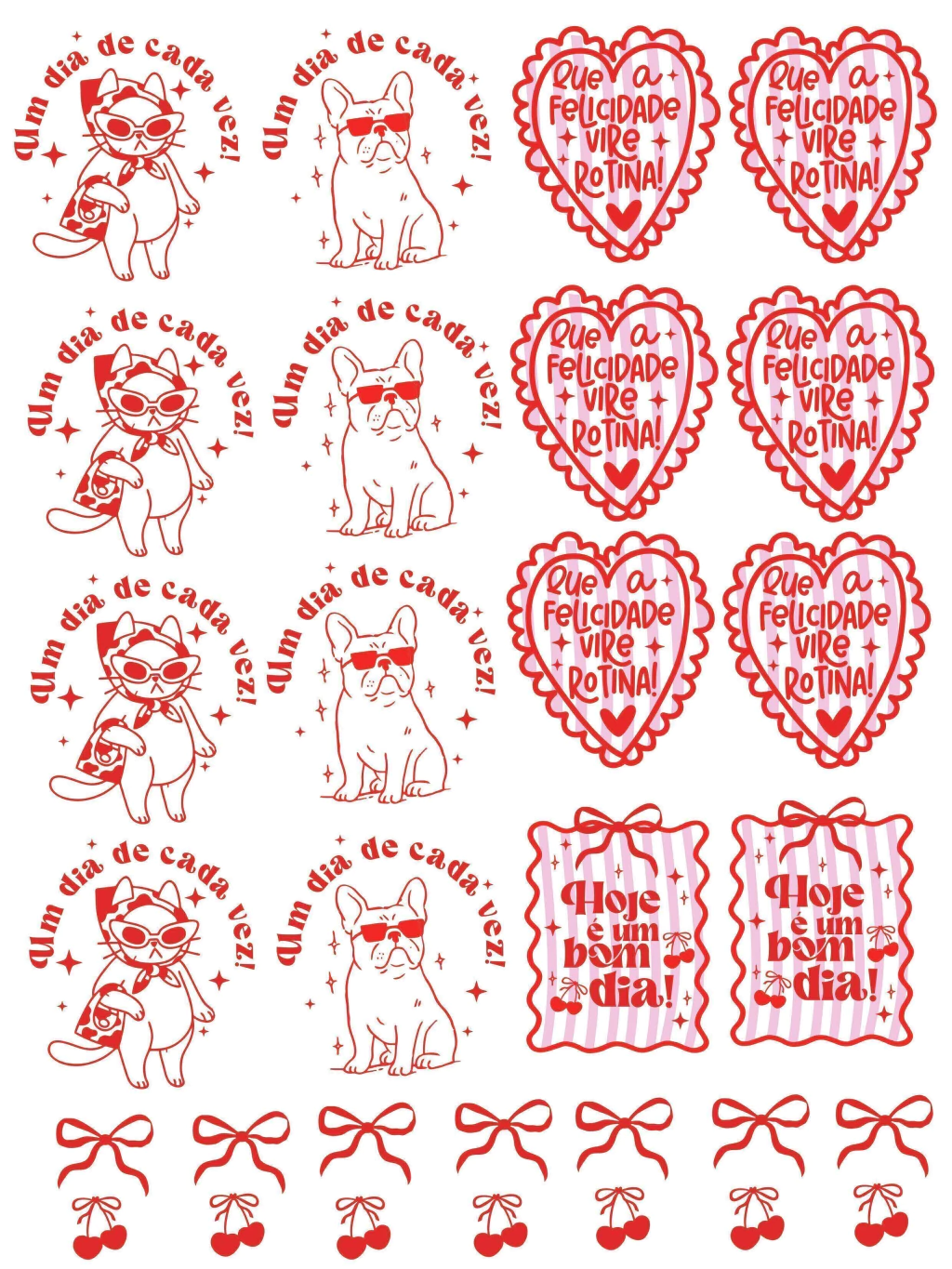 artefrasesvermelho-1045341d6ec4e1455817780082534698-1024-1024 Arte Digital DTF UV Frases vermelhas ( Tamanho A4) - Imagem 1