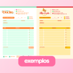 Bloco de Pedidos Editável – Canva - Imagem 3