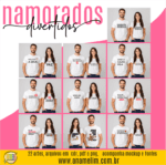 ESTAMPA NAMORADOS DIVERTIDOS CAMISAS