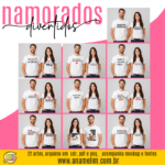 ESTAMPA NAMORADOS DIVERTIDOS CAMISAS