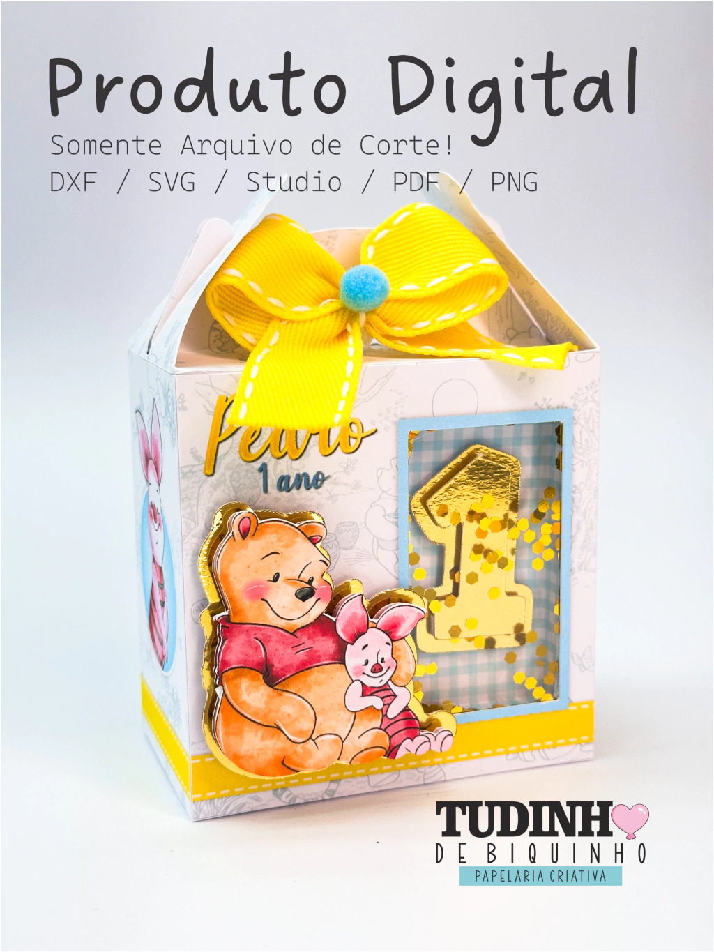 foto-b901e3bc980b64b3a317623561079458-1024-1024 Molde Caixa Maletinha - Ursinho Pooh - Imagem 1