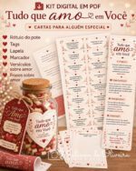 Artes para Pote de Mensagens: Tudo que amo em Você – Cartas para Alguém Especial - Imagem 4