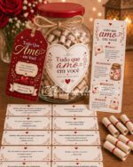 Artes para Pote de Mensagens: Tudo que amo em Você – Cartas para Alguém Especial - Imagem 3