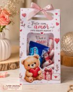 Arquivo Digital – 10 Artes para Moldes de Sacolinha Namorados (Tamanho P + G) + 100 Versículos de Amor + 40 Frases Românticas