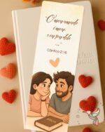 10 artes - Arquivo Digital, PDF prontos para Impressão, Marcador de Página Bíblia/Livro : Dia dos Namorados. - Imagem 11