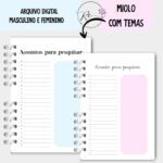 KIT DIGITAL MIOLO NEUTRO CONGRESSO 2026 - FEMININO E MASCULINO - COM TEMA - Imagem 2
