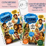 Kit Digital Caderno Congresso 2026 - Felicidade Eterna - Com Atividades para o público Teen