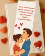 10 artes - Arquivo Digital, PDF prontos para Impressão, Marcador de Página Bíblia/Livro : Dia dos Namorados. - Imagem 6
