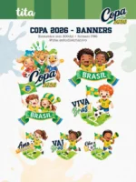 Copa 2026 - Combo Ilustrações - Imagem 2