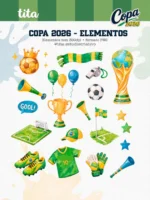 Copa 2026 - Combo Ilustrações - Imagem 7