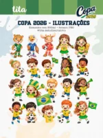 Copa 2026 - Combo Ilustrações - Imagem 6