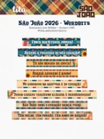 São João 2026 - Combo Ilustrações e Papéis + BRINDE (copa junina) - Imagem 6
