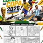LIVRO DE COLORIR DA COPA 2026