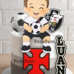 Arquivo de Corte Topo de Bolo Futebol