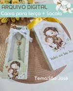 Arquivo Caixa + Sacola para Terços São José