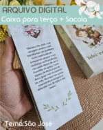 Arquivo Caixa + Sacola para Terços São José - Imagem 4