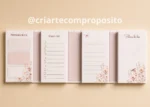 Mini Planners 4em1 coleção Jardim do dia - Imagem 5