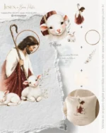 Kit Digital Ilustrações Jesus o Bom Pastor 1 - Imagem 3