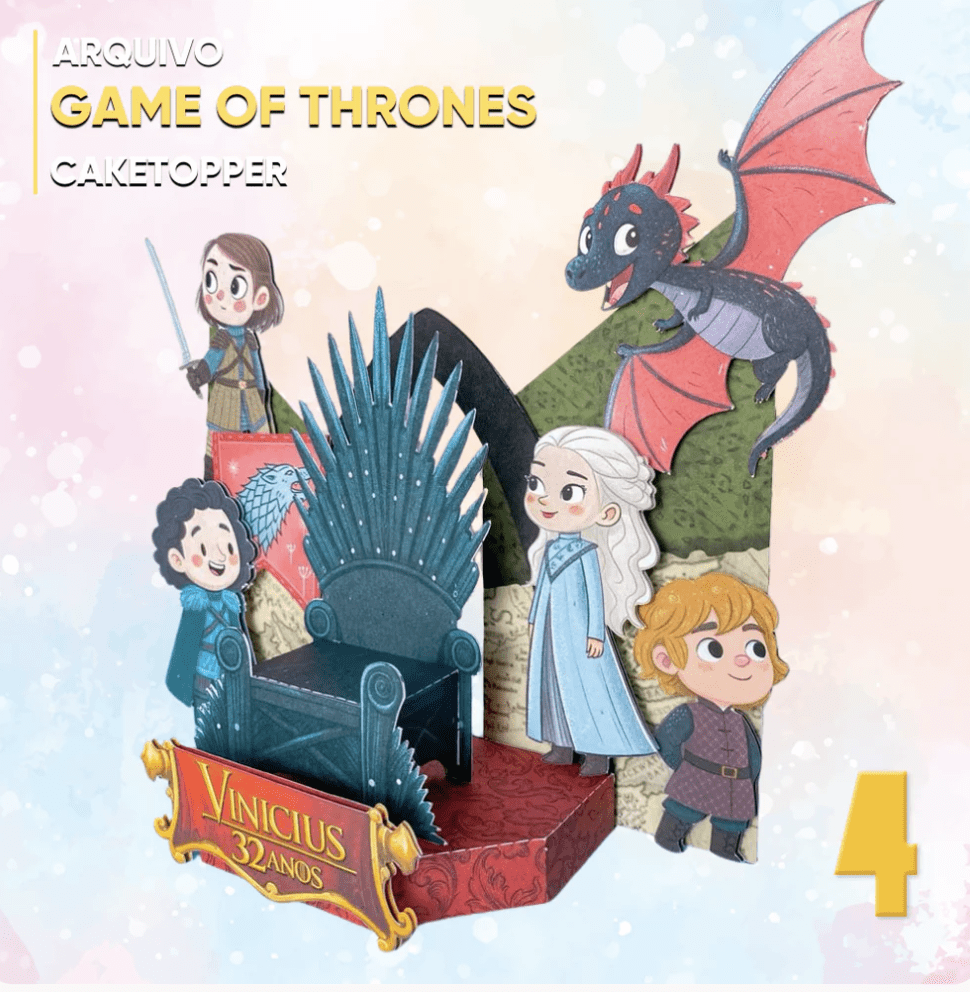 GAME OF THONES ARQUIVO CAIXA GAME OF THONES - Imagem 1