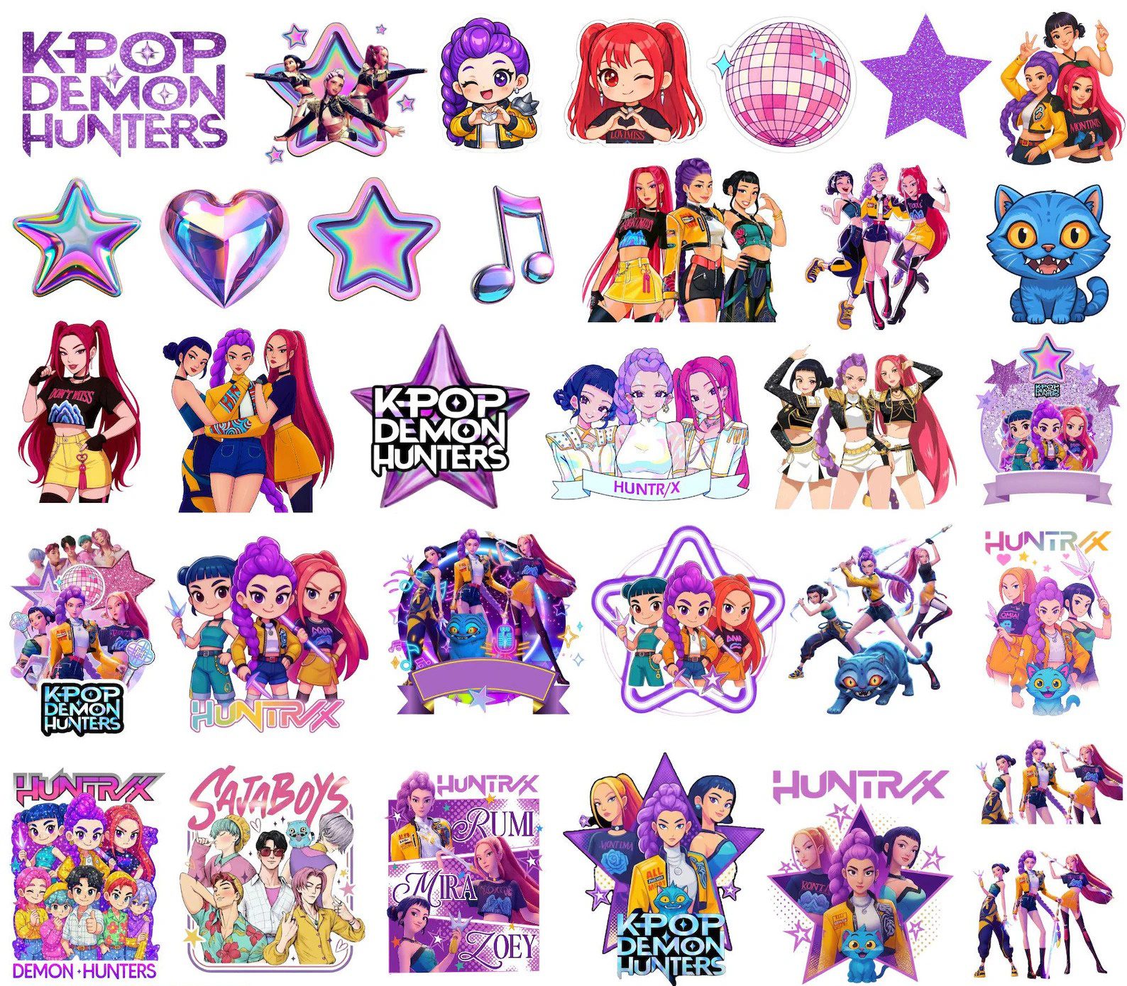 Huntrix, Caçadoras de Demônios do K-pop Kit Digital Huntrix - Imagem 1