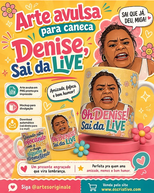 Jojô todinho Arte Avulsa Denise, sai da Live - Imagem 1