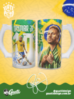 Arte Canecas Neymar 2026 | Canecas + Chopp - Imagem 7