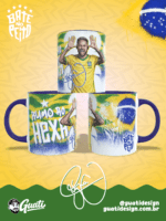 Arte Canecas Neymar 2026 | Canecas + Chopp - Imagem 3