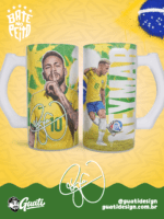 Arte Canecas Neymar 2026 | Canecas + Chopp - Imagem 9