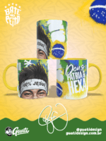 Arte Canecas Neymar 2026 | Canecas + Chopp - Imagem 6