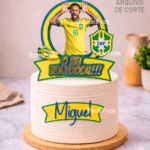 Arquivo de Corte Topo de Bolo Neymar