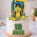 Arquivo de Corte Topo de Bolo Neymar