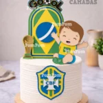Arquivo de Corte Topo de Bolo Copa do Mundo Brasil
