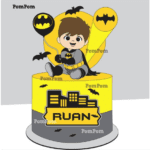 Arquivo de Corte Topo de Bolo Batman Baby