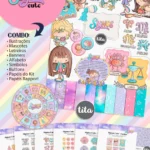 Signos Cute - Combo Ilustrações e papéis